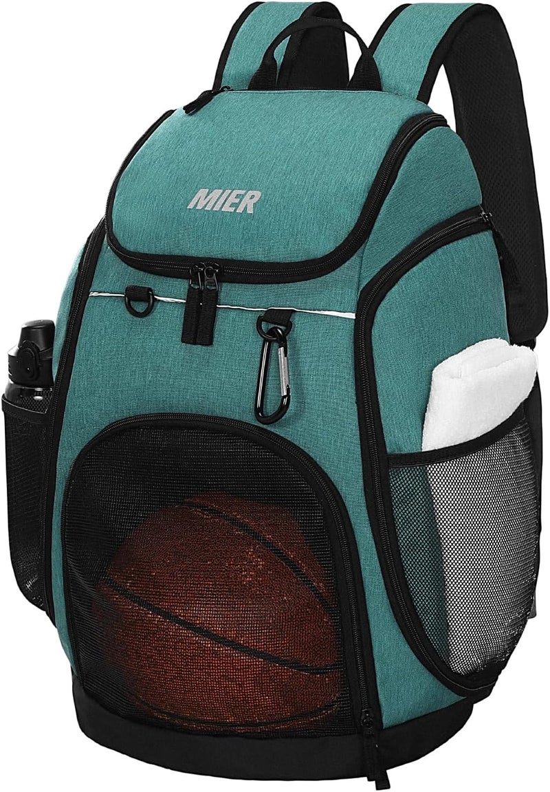 MIER Gym Backpack 40L Basketball Backpack with Ball Compartment & Shoes Storage Multi-Functional Sports Soccer Bag Large Equipment Back Pack Volleyball Backpacks for Men Women - Image 1